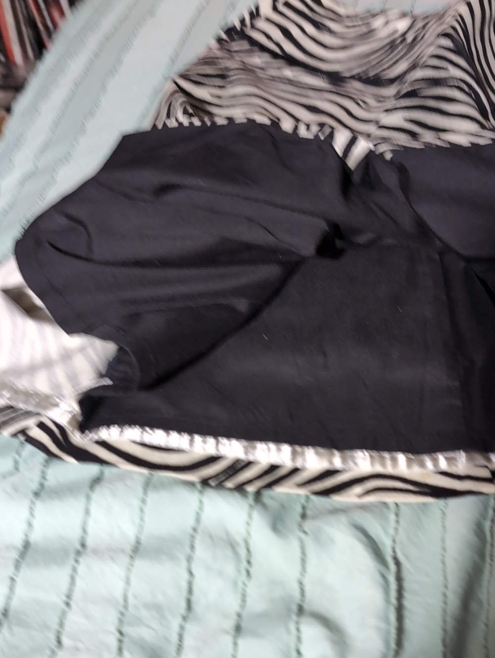 Size 8 Telluride Clothing Co. Zebra Print Skirt - Picture 5 of 7